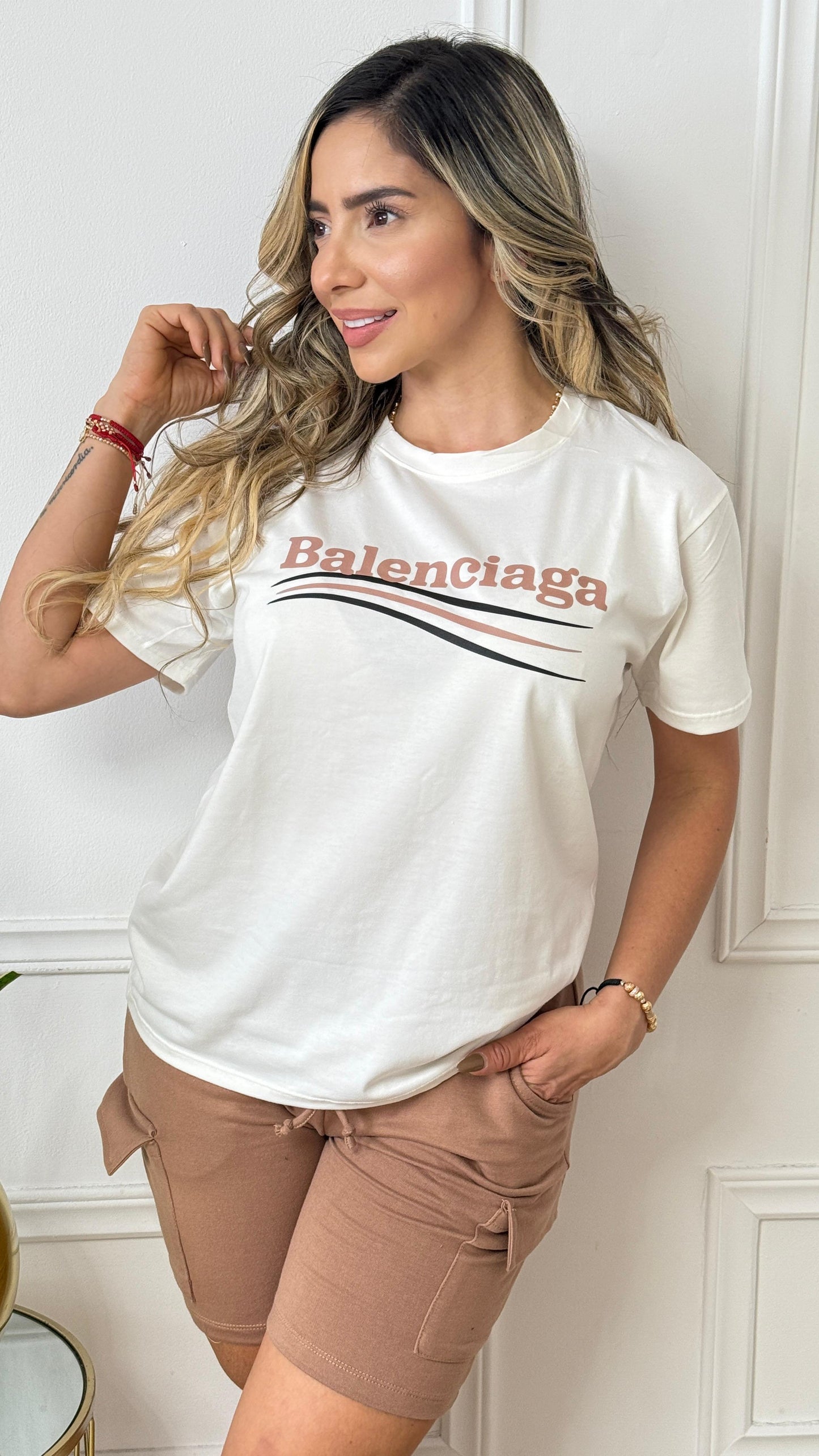 Conjunto bermuda cargo Balenciaga