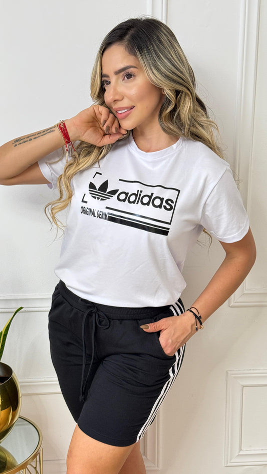 Conjunto bermuda Adidas