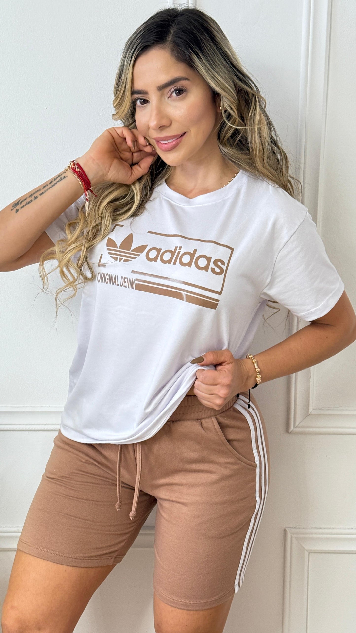Conjunto bermuda Adidas
